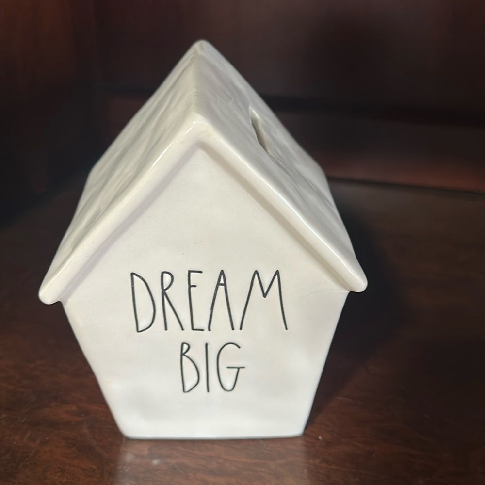 RAE DUNN DREAM BIG Piggy Bank